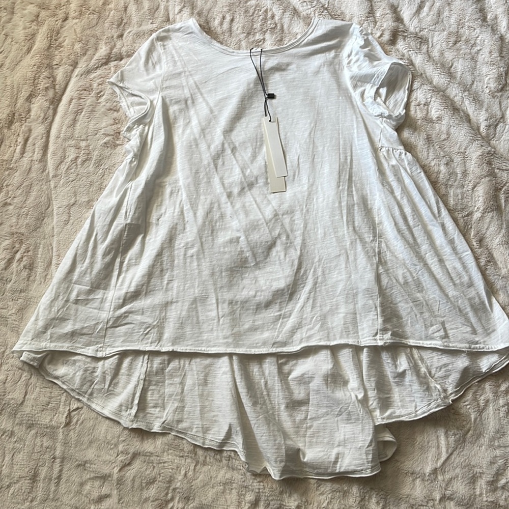 White High-Low Top